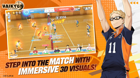 اسکرین شات 3 بازی HAIKYU!! FLY HIGH