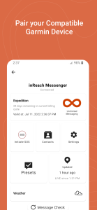 اسکرین شات 3 برنامه Garmin Messenger™