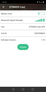 اسکرین شات 3 برنامه Garmin STRIKER™ Cast