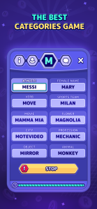 اسکرین شات 1 بازی StopotS - The Categories Game