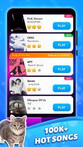اسکرین شات 1 بازی Piano Cat 2: Meme Music Game