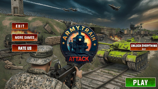 اسکرین شات 5 برنامه Army Train Driving Simulator