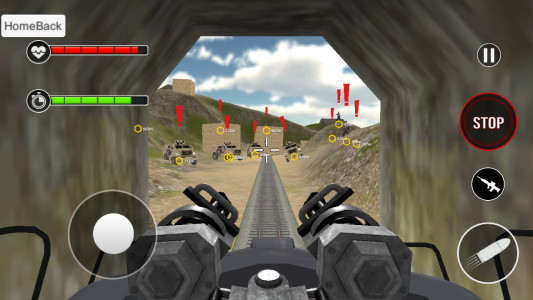 اسکرین شات 3 برنامه Army Train Driving Simulator
