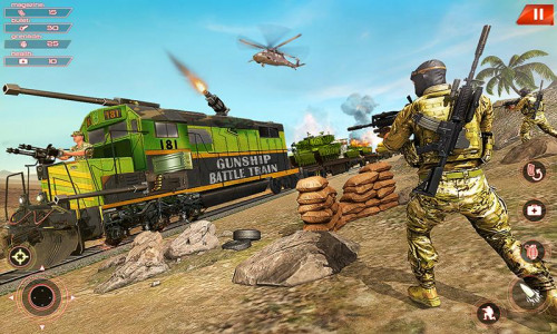 اسکرین شات برنامه Army Train Shooting Games 3D 4
