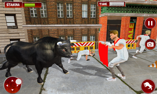 اسکرین شات برنامه Angry Bull: City Attack Sim 3