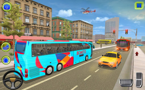 اسکرین شات برنامه School Bus Driving Games : City Coach Bus Driver 7