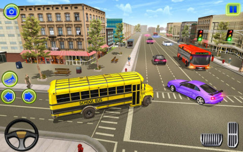 اسکرین شات برنامه School Bus Driving Games : City Coach Bus Driver 6
