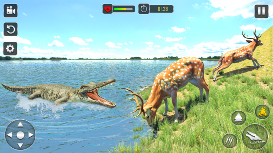 اسکرین شات 5 برنامه Wild Crocodile Sim Animal Game