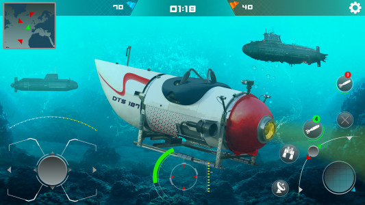 اسکرین شات برنامه Submarine Titans Rescue Ship 5