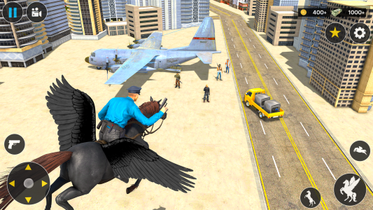 اسکرین شات 4 برنامه Wild Flying Horse Simulator