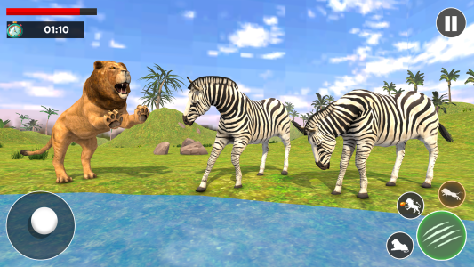 اسکرین شات 1 بازی Lion Hunting Simulator Game