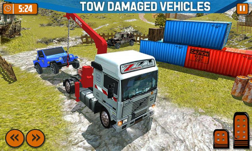 اسکرین شات برنامه Tow Truck Driving Truck Games 5