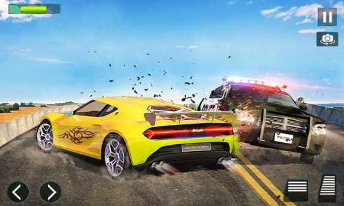 اسکرین شات برنامه Police Chase Cop Car Games 3