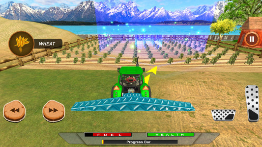 اسکرین شات 2 برنامه Farming Games: Tractor Driving