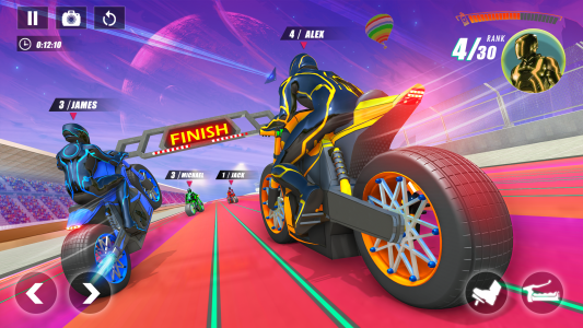 اسکرین شات 1 برنامه GT Bike Racing Real Bike Game