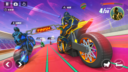 اسکرین شات برنامه GT Bike Racing Real Bike Game 1