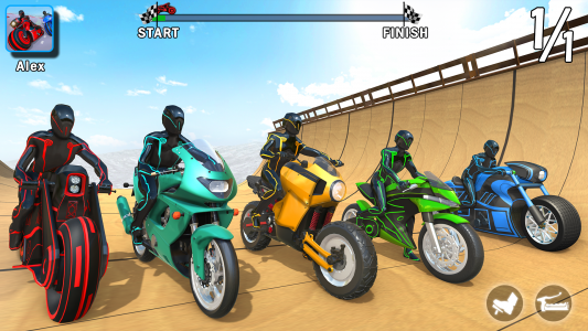 اسکرین شات برنامه GT Bike Racing Real Bike Game 2