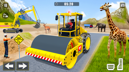 اسکرین شات برنامه Animal Zoo Construction Games 1