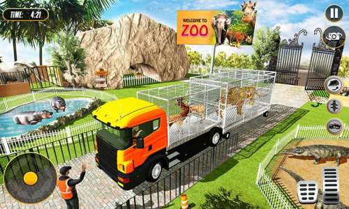 اسکرین شات برنامه Animal Zoo Construction Games 7