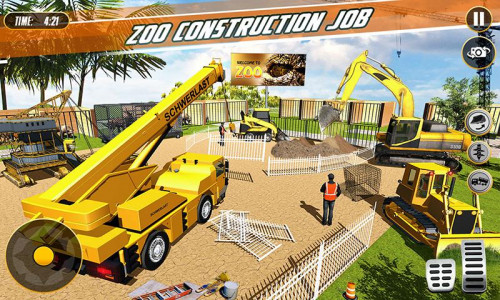 اسکرین شات برنامه Animal Zoo Construction Games 8