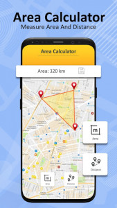 اسکرین شات برنامه GPS Location Map Finder & Area Calculator App 7