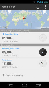 اسکرین شات برنامه GO Clock Widget 2