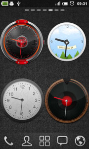 اسکرین شات برنامه GO Clock Widget 6