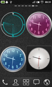 اسکرین شات برنامه GO Clock Widget 7