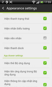 اسکرین شات برنامه GO LauncherEX Vietnamese langu 1