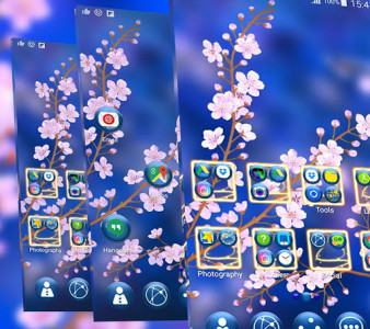اسکرین شات برنامه Flowers Themes For Android 4