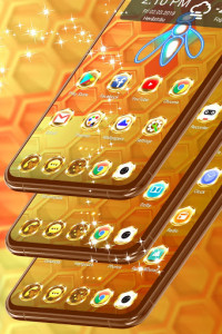 اسکرین شات برنامه Gold Theme for Whatsapp 4