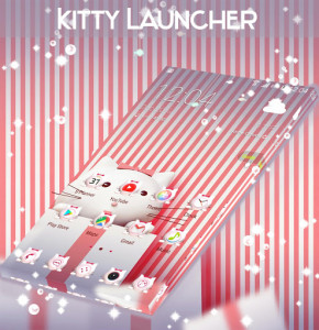 اسکرین شات برنامه Kitty Launcher Theme 2