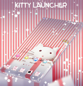 اسکرین شات برنامه Kitty Launcher Theme 4