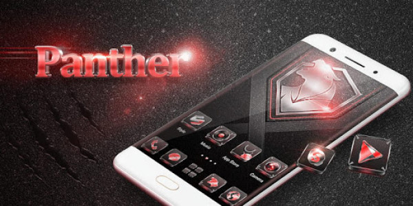 اسکرین شات برنامه Panther Go Launcher Theme 5