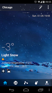اسکرین شات برنامه Lithuanian Language GO Weather 1