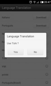 اسکرین شات برنامه Turkish Language GOWeatherEX 1