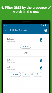 اسکرین شات 6 برنامه SMS forwarder