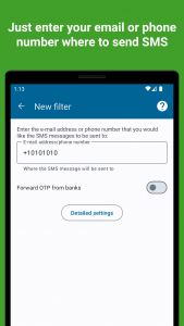 اسکرین شات برنامه SMS forwarder auto to PC/phone 2