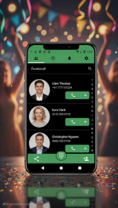 اسکرین شات 3 برنامه Contacts, Dialer and Phone