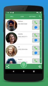 اسکرین شات برنامه Contacts, Dialer and Phone 1