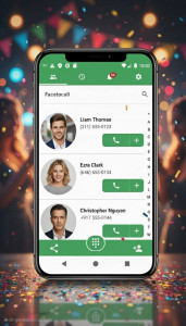 اسکرین شات 2 برنامه Contacts, Dialer and Phone