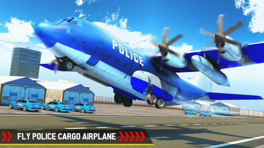 اسکرین شات برنامه Cargo Airplane Police Vehicle 1