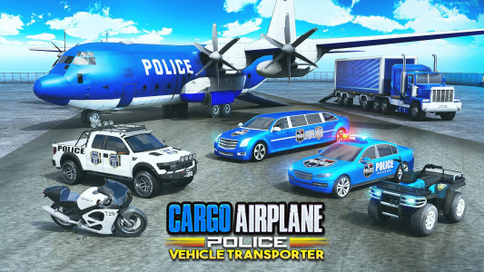 اسکرین شات برنامه Cargo Airplane Police Vehicle 5