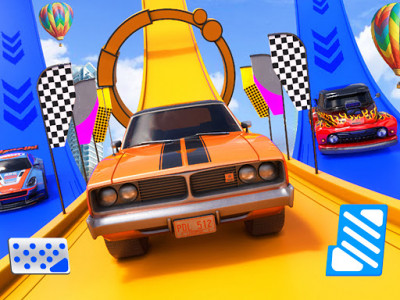 اسکرین شات برنامه Hot Car Stunt Game: Free Race off Challenge 3D 6