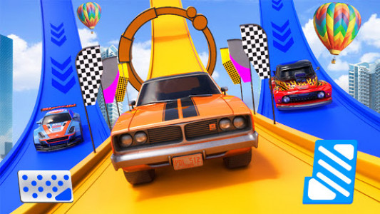 اسکرین شات برنامه Hot Car Stunt Game: Free Race off Challenge 3D 2
