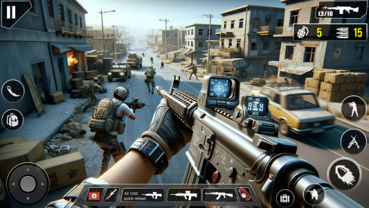 اسکرین شات بازی Gun Games 3D Offline Fps Games 5