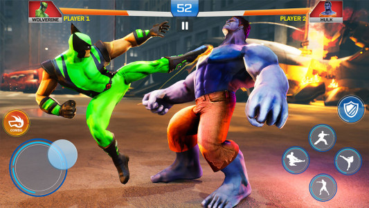 اسکرین شات برنامه Superhero Fighting  3D 6