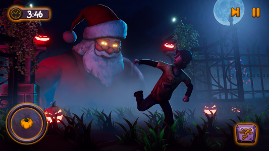 اسکرین شات 1 بازی Scary Santa Horror Escape Game