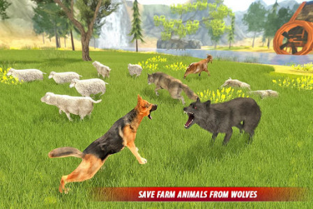 اسکرین شات برنامه Shepherd Dog Simulator: Wild Animal Survival Games 3