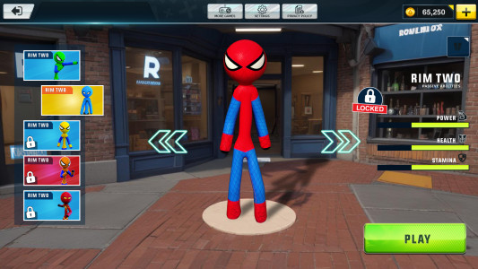 اسکرین شات برنامه Spider Rope Hero Fighting Game 3